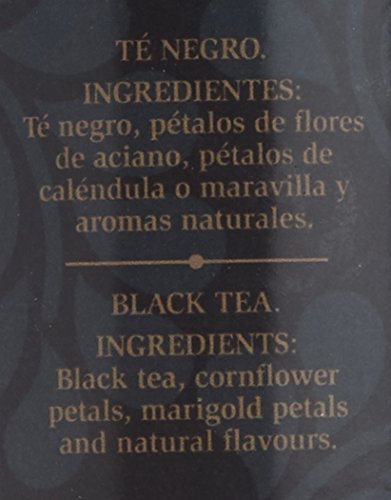 Barton Earl Grey Flowers - Hojas partidas de Té negro, 150 gr