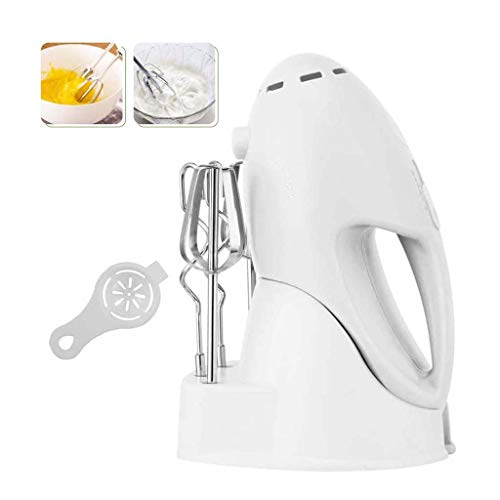 Batidora De Mano Eléctrica, Batidora De Mano Eléctrica Para Hornear Batidora De Mano Turbo De 125 Vatios Mezclador De Pastel De Alimentos Batidora Para Batir + Mezclar Galletas Batidor De Alimentos,