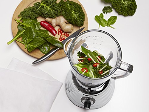 Batidora Oster BVLB07-ES 4655, 600 W, 1.25 litros, 0 Decibelios, Vidrio, 3 Velocidades, Cromo