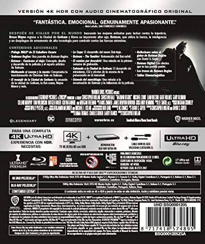 Batman Begins 4k UHD [Blu-Ray]