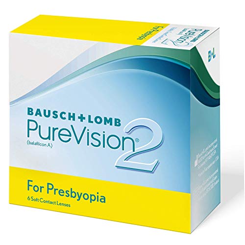 BAUSCH + LOMB - PureVision2® For Presbyopia - Lentes de contacto de reemplazo mensual para Presbicia