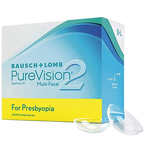 BAUSCH + LOMB - PureVision2® For Presbyopia - Lentes de contacto de reemplazo mensual para Presbicia