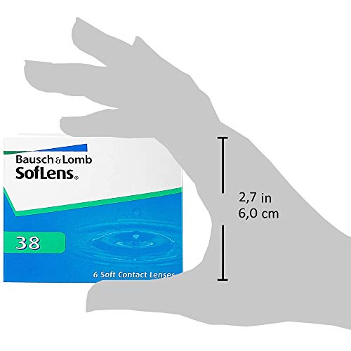 BAUSCH + LOMB - SofLens® 38 - Lentes de contacto de reemplazo mensual - Pack de 6