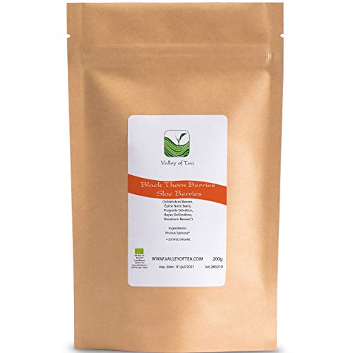 Bayas Secas Endrino Negro Calidad - Bayas De Jerez Orgánica 200g