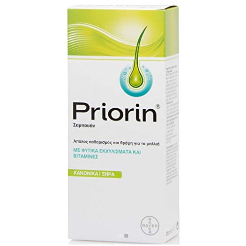 Bayer Priorin Champú anti pérdida de cabello para cabello graso 200 ml