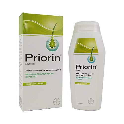 Bayer Priorin Champú anti pérdida de cabello para cabello graso 200 ml