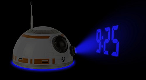 BB-8 3d KUPPEL-PROJEKTIONSWECKER Despertador 21485