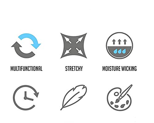 BBSJX Bandana Tube Balacala A Prueba de Viento Deportes al Aire Libre Ciclismo Bicylce Pesca Camping Snowboard Sport Bike Ciclo, para Correr Ciclismo Senderismo Bandana