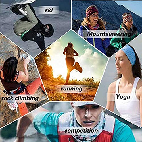 BBSJX Bandana Tube Balacala A Prueba de Viento Deportes al Aire Libre Ciclismo Bicylce Pesca Camping Snowboard Sport Bike Ciclo, para Correr Ciclismo Senderismo Bandana