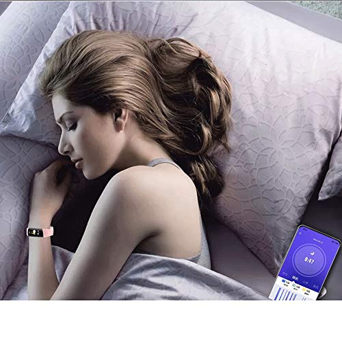 BCGTIK Presión arterial Oximetría Control de las pulsaciones elegante de la pantalla pulsera deportes al aire libre podómetro color de la manera impermeable IP67 a prueba de polvo pulsera Recordatorio