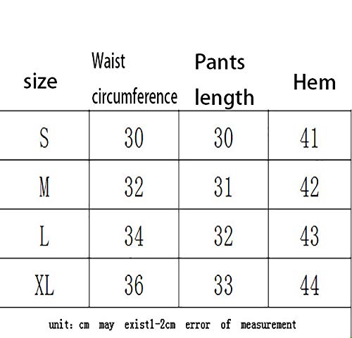 BDN Pantalones de Deporte Yoga Fitness Jogger ，Señoras cosiendo Pantalones de Yoga Delgados, Pantalones Cortos Deportivos-Polvo_Metro