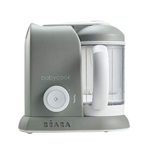 Béaba Babycook Solo Robot de cocina infantil 4 en 1, Tritura, cocina y cuece al vapor, Cocción al vapor rápida, Comida casera y deliciosa para bebés y niños, Comida variada para tu bebé