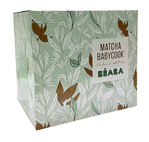 Béaba Babycook Solo Robot de cocina infantil 4 en 1, Tritura, cocina y cuece al vapor, Cocción rápida, Comida casera y deliciosa para bebés y niños, Comida variada para tu bebé, Verde (Matcha)