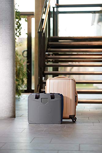 BÉABA PURSEAT ‘FIX -  Silla de coche, Niño, Compacta, Ligera Peso Pluma (4 kg), Máxima Seguridad, Formato equipaje de mano, Grupo 2 y 3 (15-36 kg), Isofix, Norma ECE R44/04, Negro