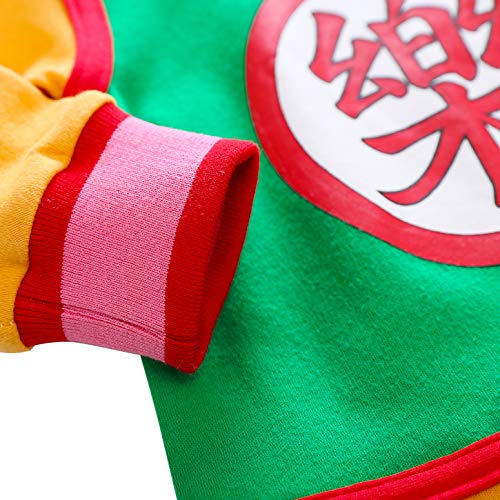 Beal Shopping Mono para bebé recién Nacido, diseño de Bola de dragón Yamcha Verde 3-6 Meses