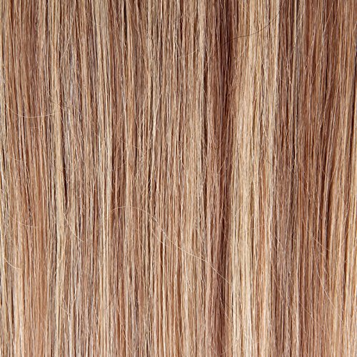 Beauty7 7 unidades 70g extensiones de clip de pelo natural pelucas cabello humano de color 8# y 613# de 15 pelugadas 38cm larga