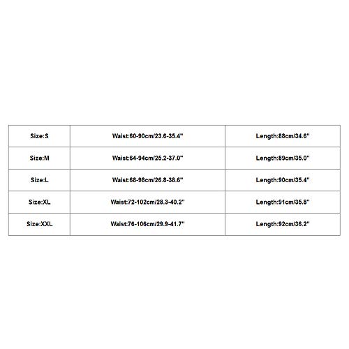 beautyjourney Falda Larga Mujer A-Line Vintage Falda Plisada Cintura elástica Faldas largas y Elegantes de Columpio Falda Skater Suelta de Color Liso