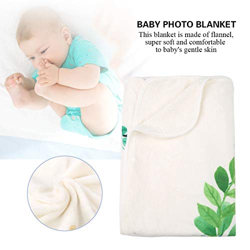 Bebé Mensual Hito Manta Suave Infantil Recién Nacido Apoyos De La Foto Disparos Telón De Fondo Nueva Mamá Baby Shower Ideas De Regalos(#3)