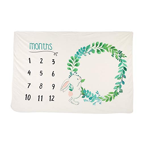 Bebé Mensual Hito Manta Suave Infantil Recién Nacido Apoyos De La Foto Disparos Telón De Fondo Nueva Mamá Baby Shower Ideas De Regalos(#3)