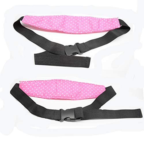 Bebé Soporte Cabeza,Biluer 4PCS Ajustable Cinturón Seguridad Coche Bebés Niños Asiento Arnés Cinturón Soporte Cabeza Ayuda a Que El Bebé Se Mantenga Cómodo y Seguro Mientras Duerme