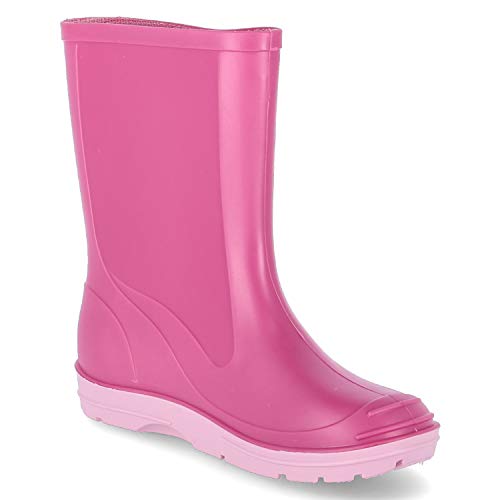 Beck Basic 486 - Botas plisadas para niños, Rosa (Pink 6), 27