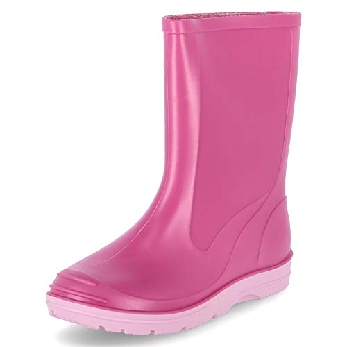 Beck Basic 486 - Botas plisadas para niños, Rosa (Pink 6), 27