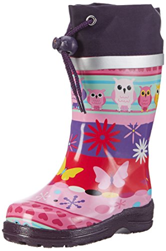 Beck Eule, Botas de Agua para Niñas, (Multicolor 50), 25 EU