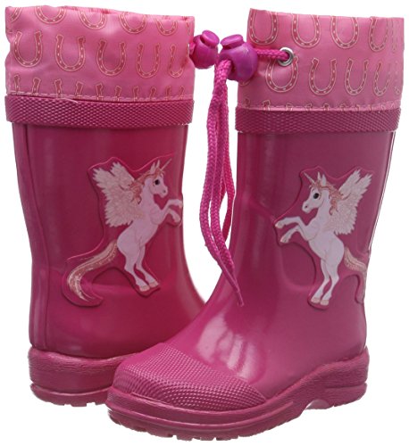 Beck Unicorn, Botas de Agua para Niñas, Rosa (Pink 06), 30 EU