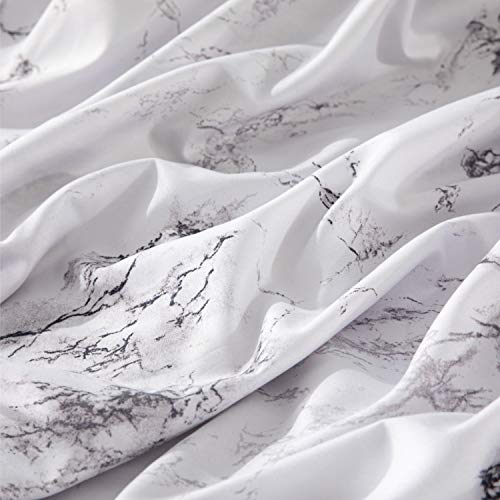 Bedsure Funda Nórdica Cama 90 Mármol - Fundas Edredón Nórdico 150x220cm con 1 Fundas de Almohada 40x75cm - Microfibra Muy Suave Hipoalergénica Transpirable