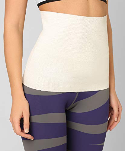 ®BeFit24 Faja Tubular Termica Lumbar Calor Elástico para Mujer y Hombre - Cinturon Termico de Lana de Angora y de Merino [ Size 4 ]