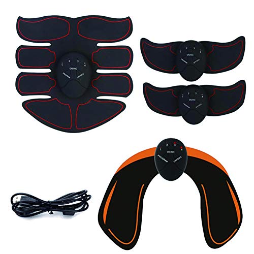 BEIAKE USB De Carga Eléctrica Muscular Estimulador EMS Inalámbrico Las Nalgas De La Cadera Entrenador Abdominal ABS Estimulador Cuerpo De La Aptitud Adelgazamiento Masajeador,8