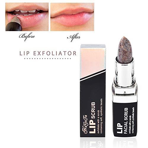 Beito Lip Exfoliator Scrub 1PC exfoliante natural Lip Scrub azúcar exfoliante crema hidratante labial gental Lip mascarilla bálsamo para el tratamiento de labios agrietados (3.5 g)