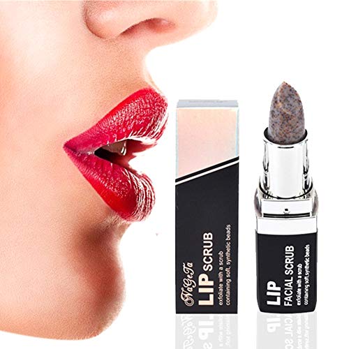 Beito Lip Exfoliator Scrub 1PC exfoliante natural Lip Scrub azúcar exfoliante crema hidratante labial gental Lip mascarilla bálsamo para el tratamiento de labios agrietados (3.5 g)