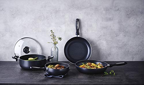 Beka Pro Induc - Wok Mini sin Tapa, 20 centímetros, Compatible con inducción, Aluminio, Interior Revestido