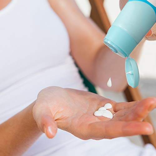 Belle Azul - Sun Cream 50 - Protección Solar para la Cara SPF 50, Crema Facial Hidratante y Calmante, Deja la piel con un acabado Mate completo, Enriquecido con Vitamina E y C, 80 ml.