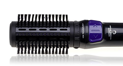 Bellissima Imetec Revolution BHS4 100 Cepillo de Aire Modelador, 2 Cepillos de 40 y 50 mm, Sentido de Rotación Doble, Tecnología de Iones, Potencia 1000 W, Revestimiento de Cerámica, Negro y Violeta