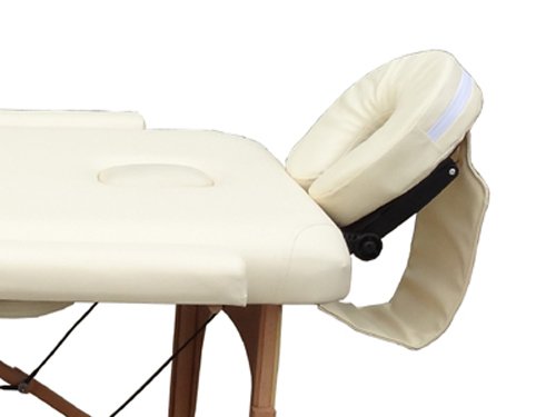 Beltom Camilla de Masaje 2 Zonas portatil Mesa Cama Banco Plegable Reiki Fsioterapeuta - Crema