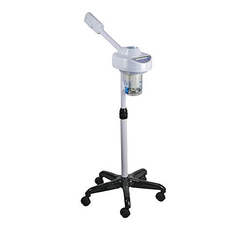 Beltom Vaporizador Facial Digital Ozono Ajustable Aromaterapia 750W pie con 5 Ruedas