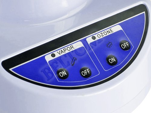 Beltom Vaporizador Facial Digital Ozono Ajustable Aromaterapia 750W pie con 5 Ruedas