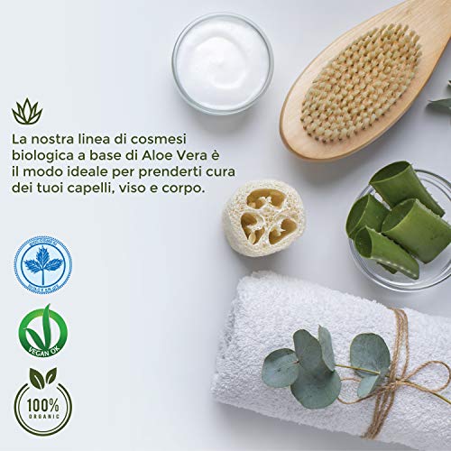 Benessence - CHAMPÚ ANTICAÍDA Orgánico en Aloe Vera Orgánico - 250 ml