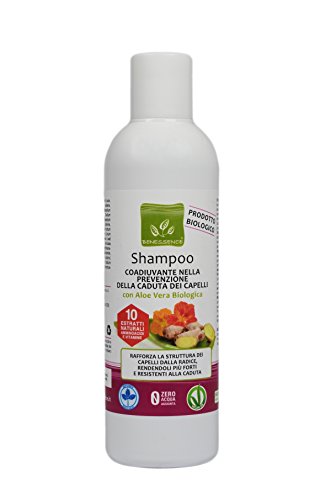 Benessence - CHAMPÚ ANTICAÍDA Orgánico en Aloe Vera Orgánico - 250 ml