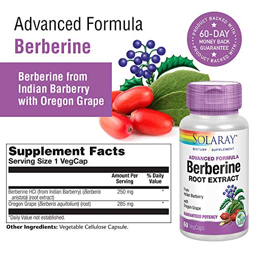 Berberine 60 cápsulas de Solaray