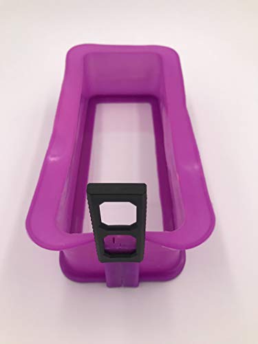 Berger Silicona Spring Forma Rectangular con Base de Vidrio 30,7 x 16,8 x 9,4 cm, Spring Forma Rectangular.