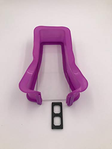 Berger Silicona Spring Forma Rectangular con Base de Vidrio 30,7 x 16,8 x 9,4 cm, Spring Forma Rectangular.