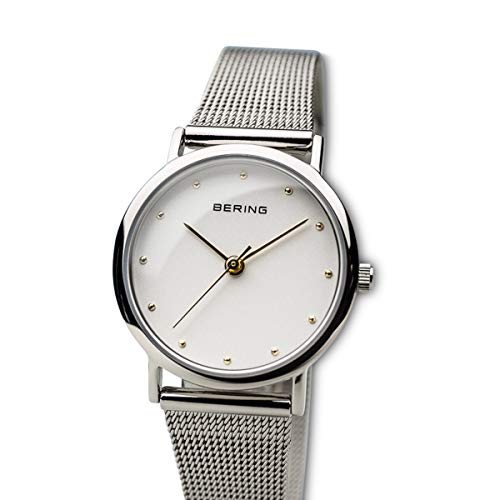 BERING Reloj Analógico para Mujer de Cuarzo con Correa en Acero Inoxidable 13426-001