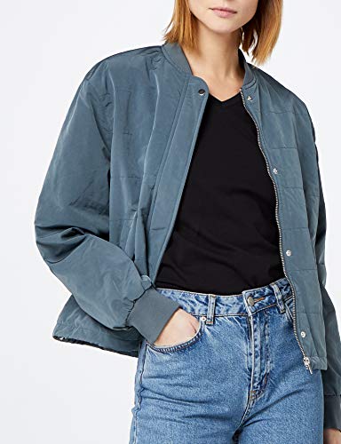 Berydale Camiseta de manga larga de mujer, con cuello de pico, lote de 3, en varios colores, Negro, L