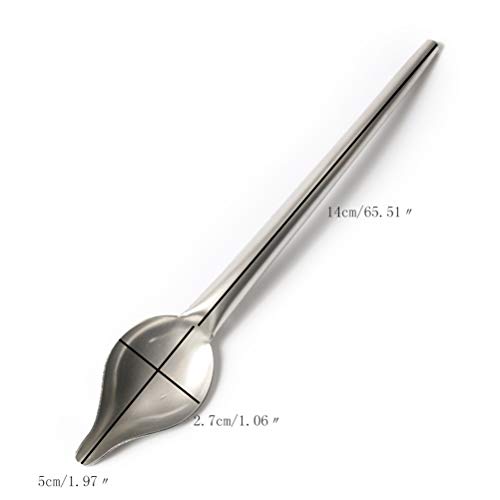 BESTonZON 2 Unids Deco Cuchara Multi-Uso Precisión Chef Culinary Drawing Spoons Cake Decorating Tool