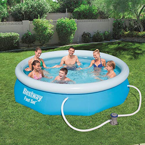 Bestway 57270 - Piscina Desmontable Autoportante Fast Set 305x76 cm Depuradora de cartucho de 1.249 litros/hora