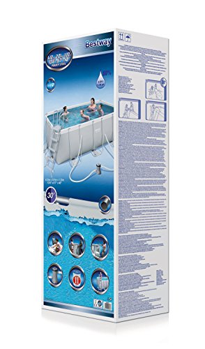 BESTWAY 8321295 PISCINA RECTANG C/HIDROBOM 412x201x122cm