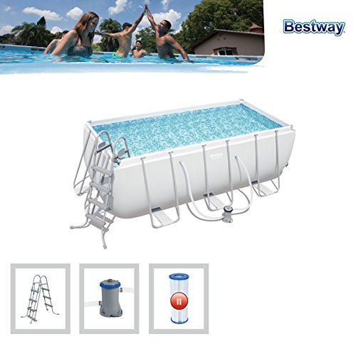BESTWAY 8321295 PISCINA RECTANG C/HIDROBOM 412x201x122cm